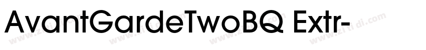 AvantGardeTwoBQ Extr字体转换